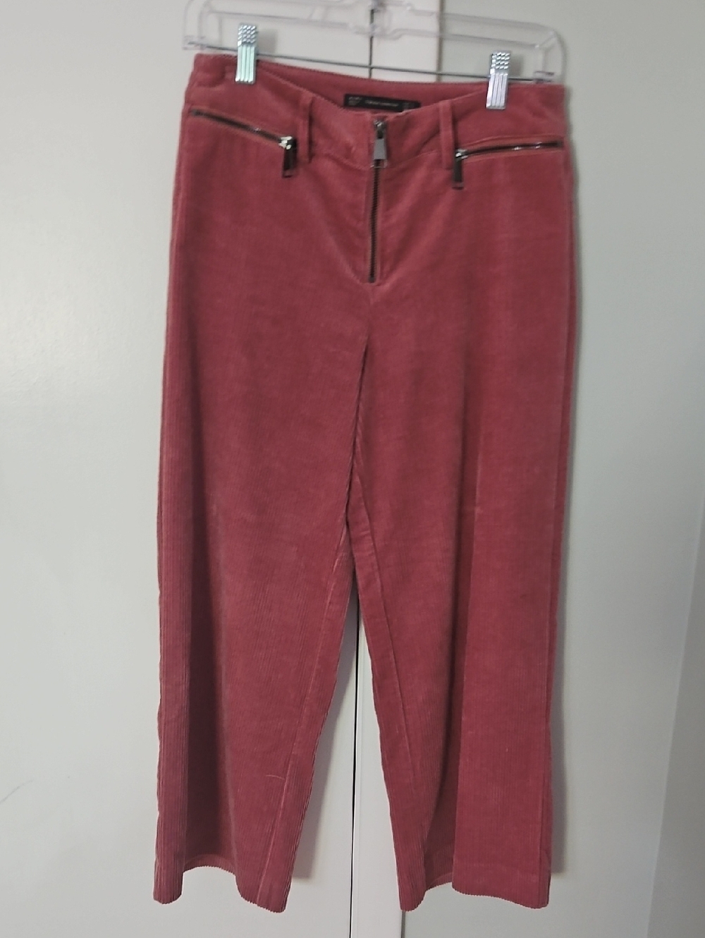Corduroy Wide Leg Pants in Dusty Rose
